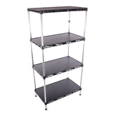 4-tier shelf basket - Black